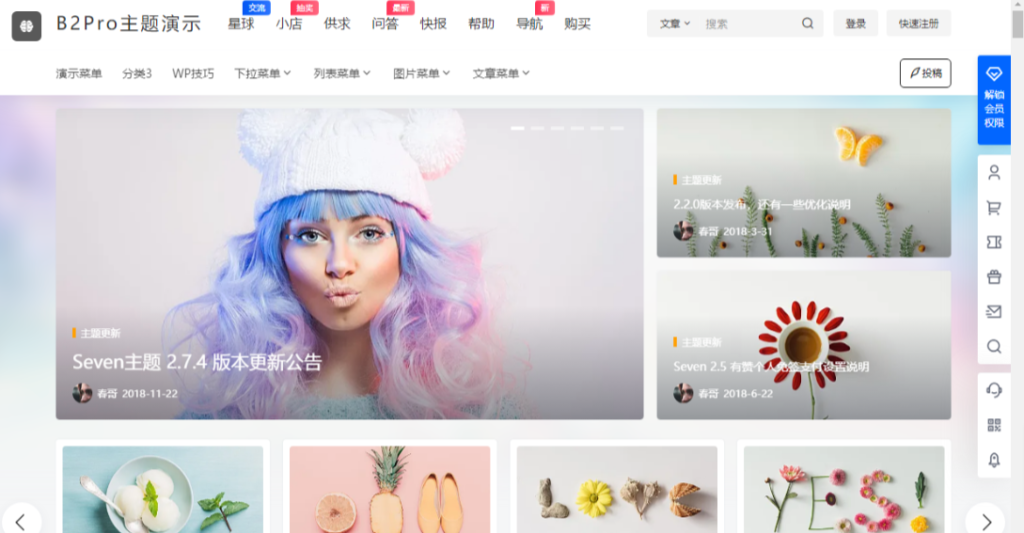 2025最新B2 PRO主题5.4.2最新免授权版-三六云